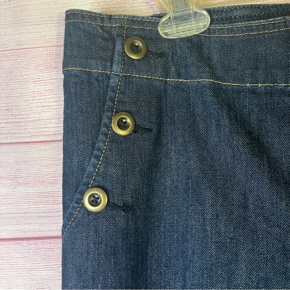 New York & Co Sailor Style  Boot Cut Wide Leg High Rise Jeans Size 10‎ - Picture 4 of 6